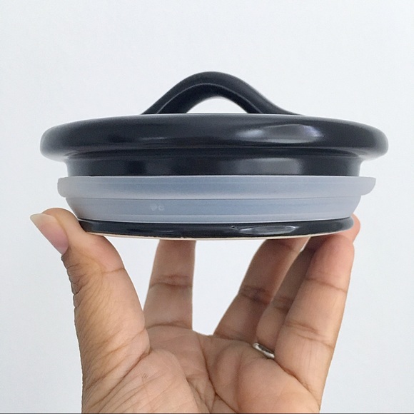 Rae Dunn Happy Howloween Large Black Canister - Picture 4 of 5